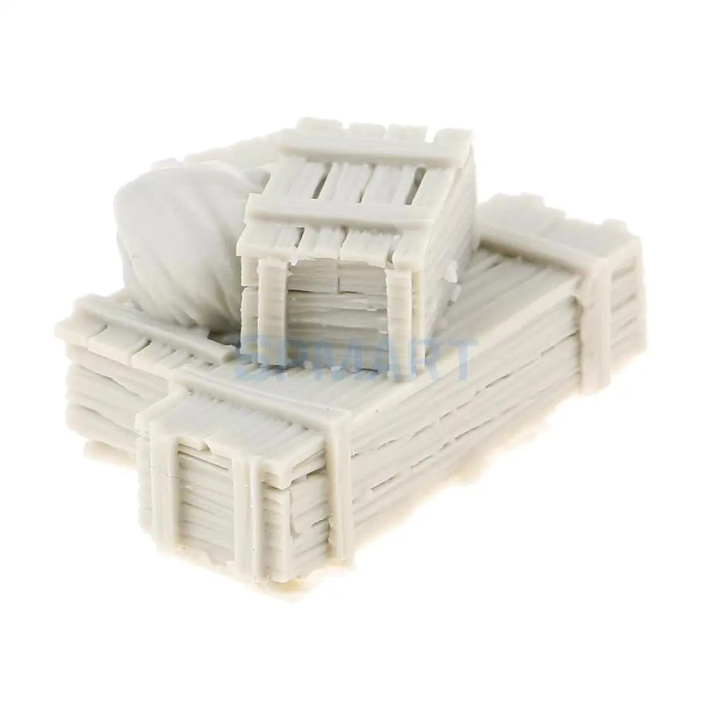 MagiDeal неокрашенные смолы 1/35 Смола Солдат сценарий аксессуары набор амуниции