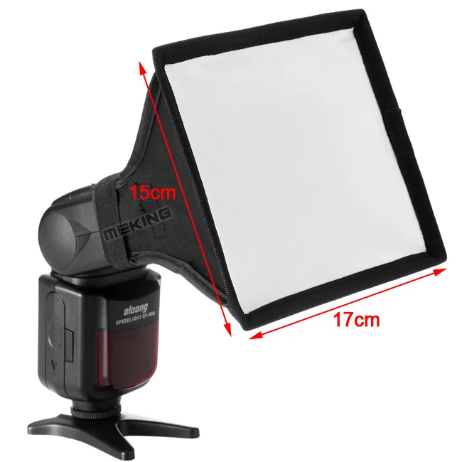 17*15 см Мини профессиональный фото Складная Softbox вспышка Speedlight диффузор для Canon Nikon
