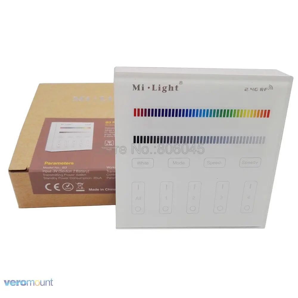 Milight умная сенсорная панель контроллер T1 T2 T3 T4 B1 B2 B3 B4 Одноцветный/CCT/RGBW/RGB+ CCT контроллер для светодиодной ленты