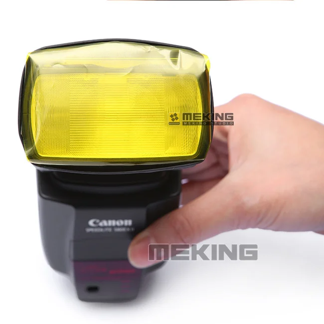 Selens se-cg20 Красочные флэш гель фильтр для DSLR Камера Godox nissin Speedlight Strobist Фото