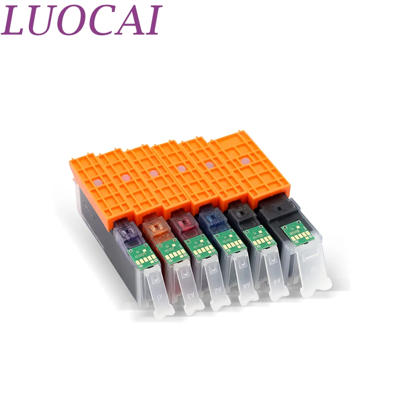 LuoCai 6 шт. совместимые чернильные картриджи для Canon TR7520 TR8520 TS6120 TS8120 TS9120 PGI-280 CLI-281