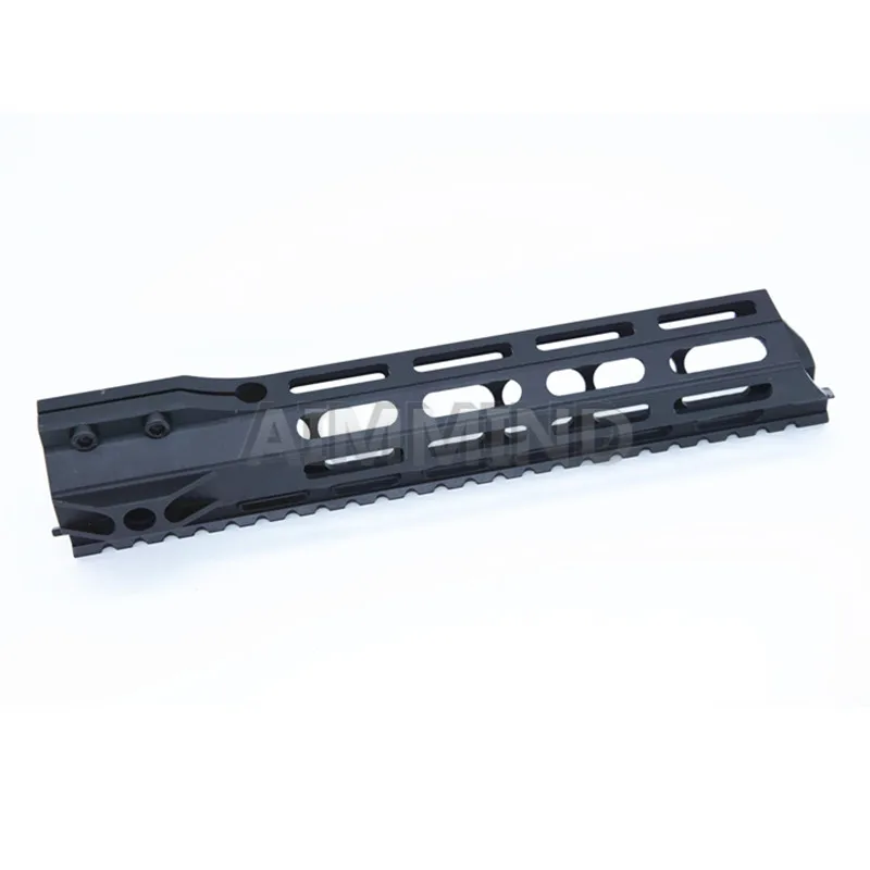 10 дюймов mlok handguard Free Float Super Slim ar 15 M Lok Handguard Quad Rail W/Nut Fit. 223 для AR15 M4 M16 m lok