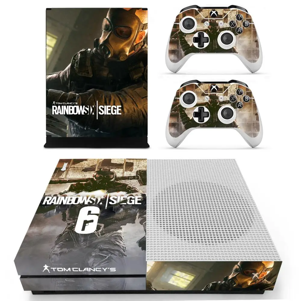 Наклейка Tom Clancy's Rainbow Six Siege для Xbox One S Skin vinilo pegatina для Xbox one Slim консоль и два контроллера