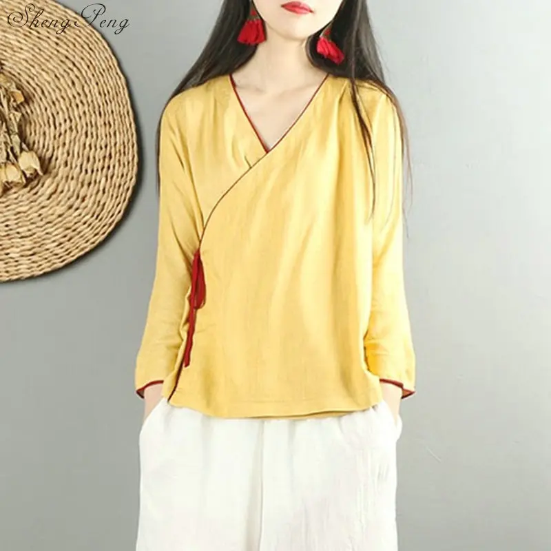 Traditional chinese clothing for women cheongsam top womens tops and blouses elegant ladies retro style tops G164