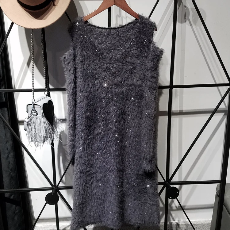 Cakucool с длинным рукавом платье вырезами пикантные средней длины Vestido
