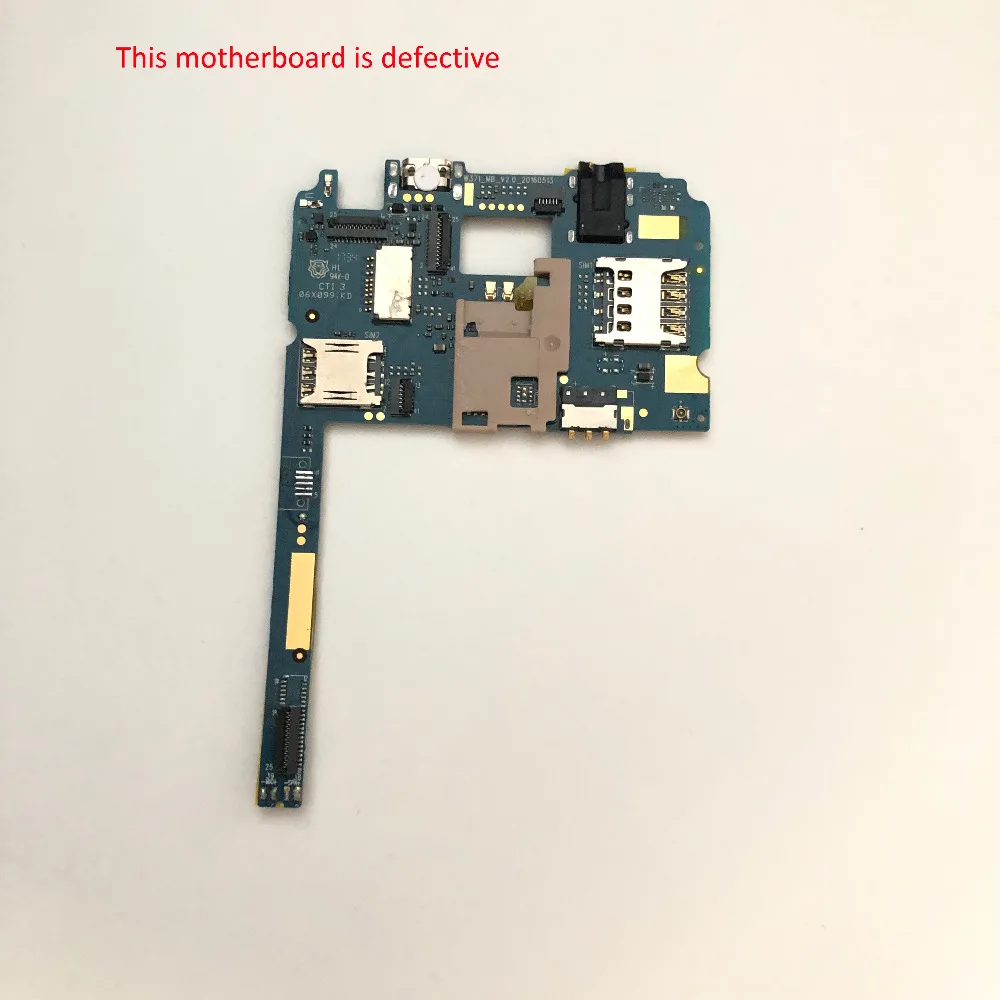 Б/у неисправная материнская плата 1 гб озу + 8 пзу для смартфона Elephone A8 MediaTek MT6580 5 0