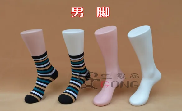 Манекен высокого уровня для мужчин манекен носков и обуви белый дома или
