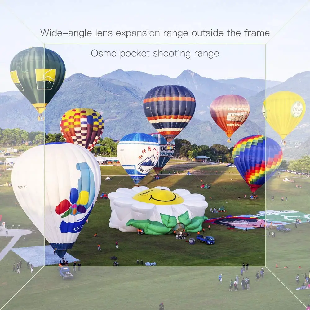 Карманный мини портативный широкоугольный объектив OSMO для камеры DJI карманные