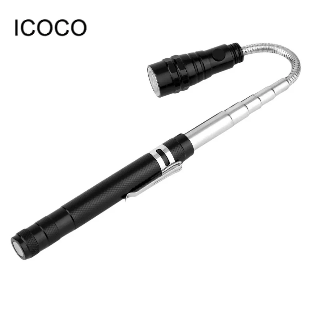 ICOCO новинка 360 градусов гибкий светодиодный светильник вспышка намагниченная