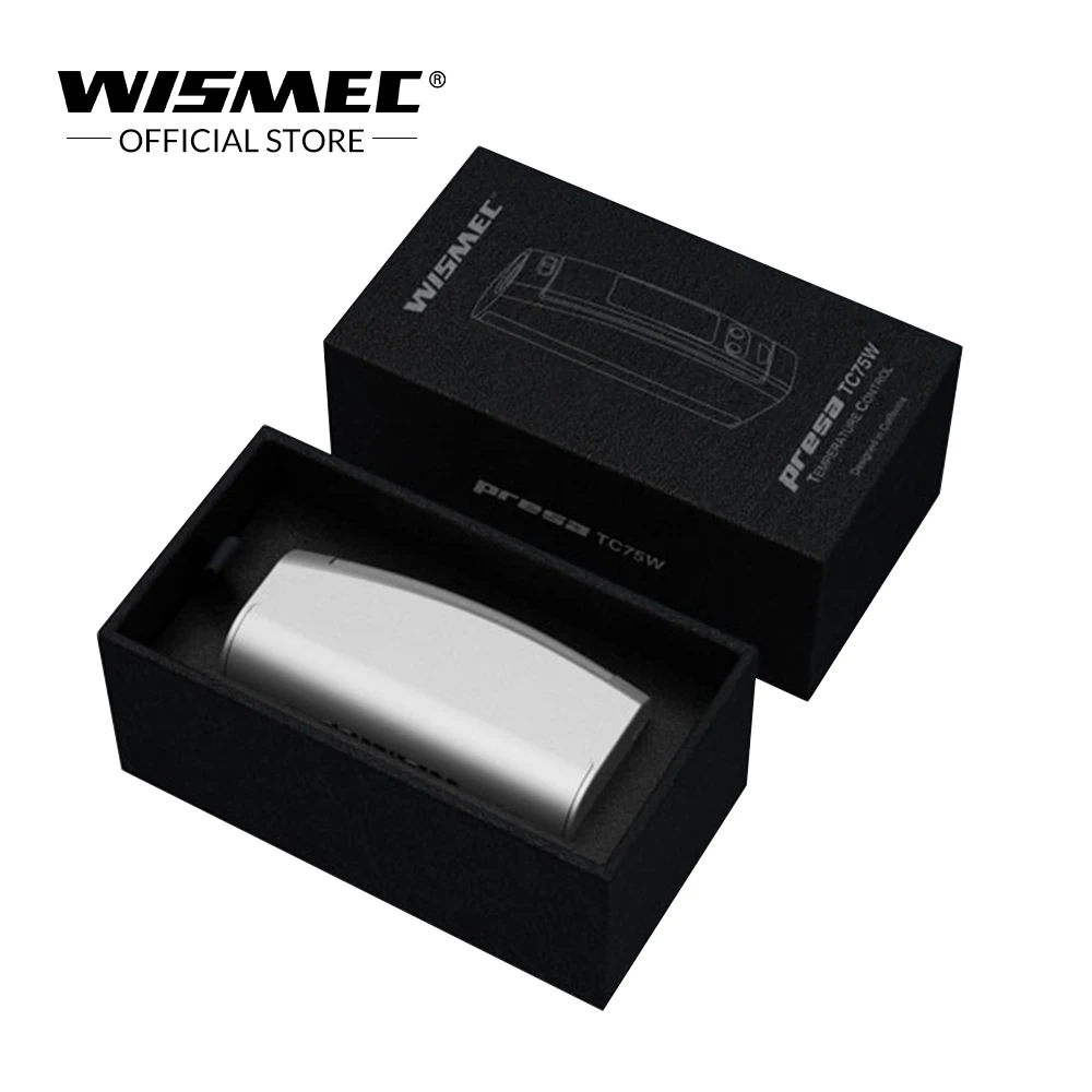 [США склад] Оригинальный wismec presa TC75W Mod поле VW/Bypass/TC Ni/TC Ti/TC SS режим электронные