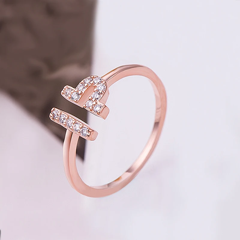 1 шт. высококачественное циркониевое кольцо регулируемые кольца со звездами и