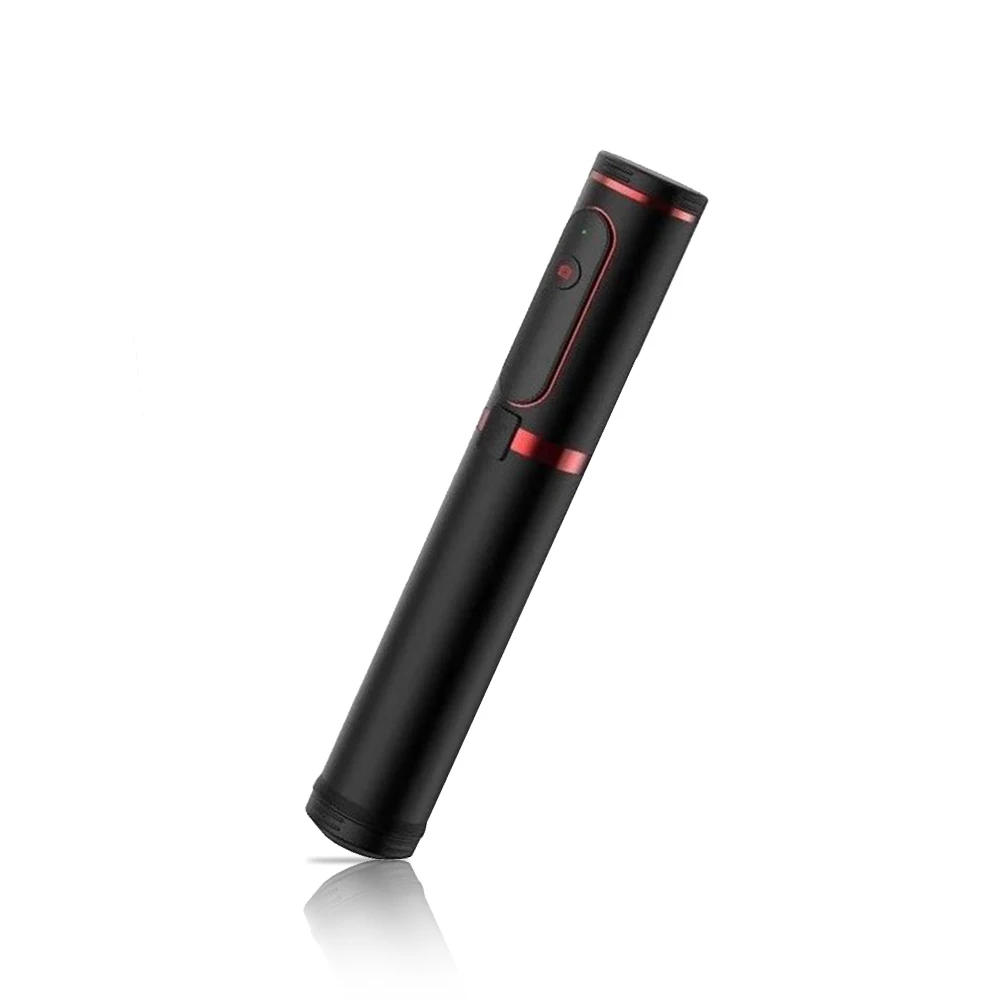 Travor мини-штатив 3 в 1 Bluetooth селфи-палка Беспроводная дистанционная селфи-палка для Android и Iphone huawei xiaomi - Цвет: Red