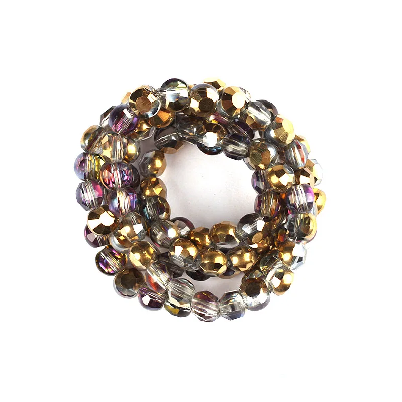 96 шт./упак. 4*5 мм плоские круглые стеклянные подвески со стразами для DIY ожерелье