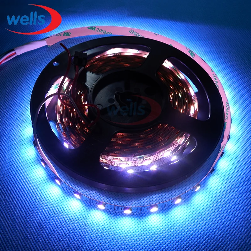1 м 30Led/M WS2812B WS2812 5050 SMD цифровой RGB встроенный IC светодиодный светильник не