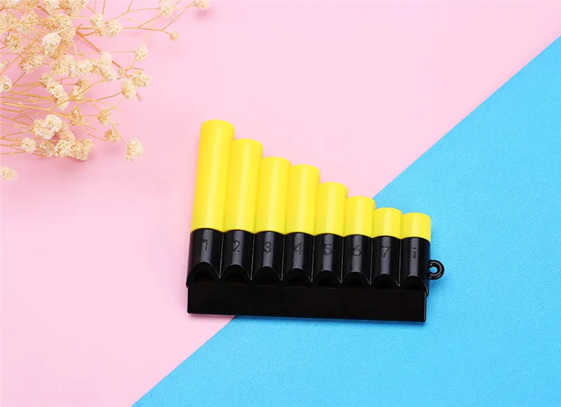 1 шт. Pan pipes деревянные Pan флейта 8 труб пластиковые Flauta pan трубы ручной работы Panflutes Flauta Музыкальные инструменты