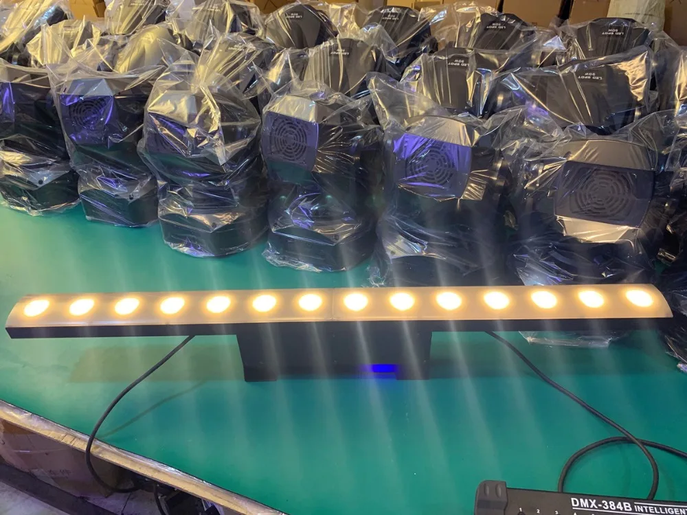 Светодиодный луч и стирка 2в1 светодиодный светильник 12x5 Вт RGB 3в1 теплый белый 72 шт. RGB 3в1 SMD 5050 Светодиодный дежурное освещение DMX dj disco