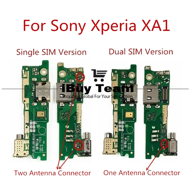 Для Sony Xperia XA1 зарядный порт USB разъем гибкий кабель зарядное устройство Модуль для