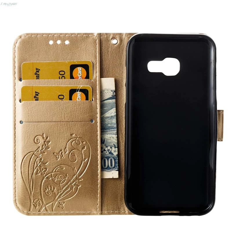 Flip Coque For Samsung Galaxy A3 2017 A 320 A320 Wallet Case Phone Leather Cover SM-A320 SM-A320F/DS SM-A320F A320F/DS A320F Bag | Мобильные