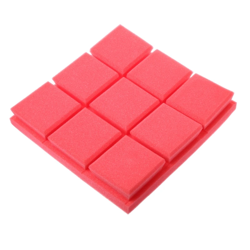 30x30x5cm звукоизоляция пена Студия Акустическая обработка звука поглощение клиновая плитка#0604