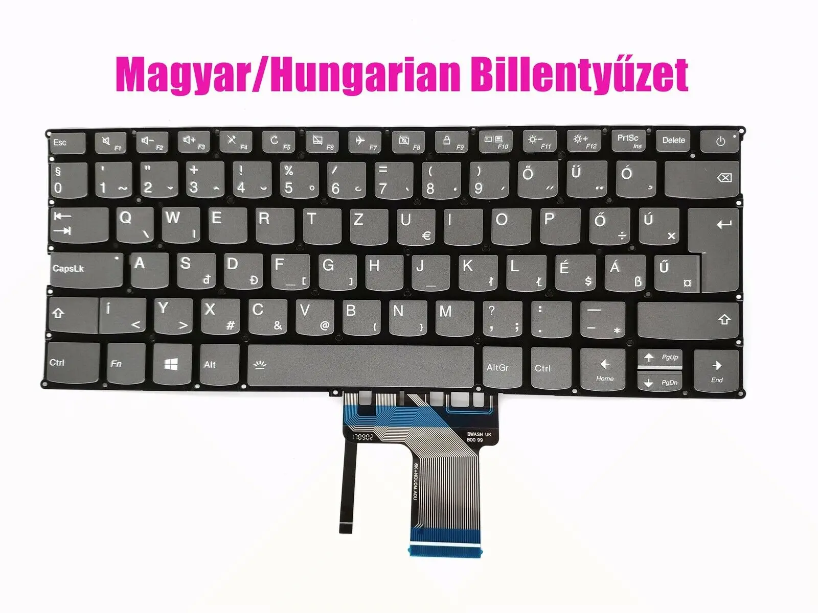 Клавиатура HU Magyar с Венгерской подсветкой для Lenovo ideaPad 320S 13IKB (тип 81AK)|Клавиатуры