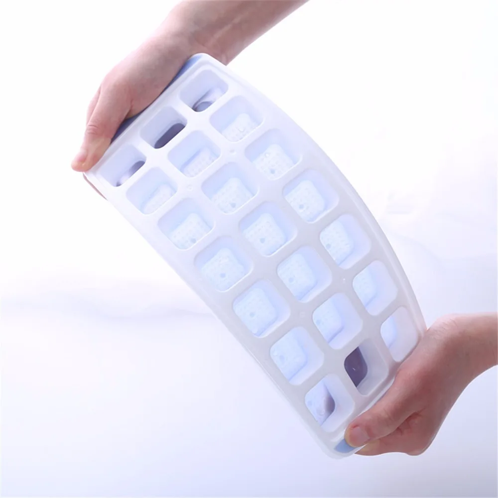 UPSTYLE легко релиз силиконовой и гибкая Ice Cube лотки 3 упак. со съемной крышкой