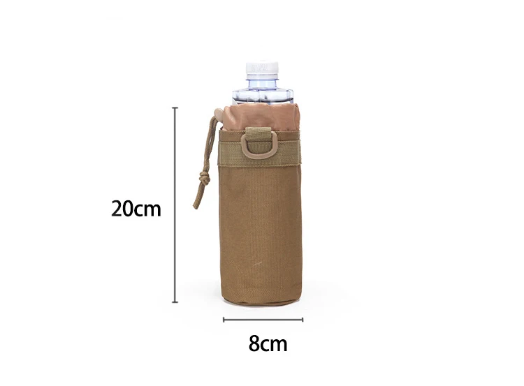 Тактический чехол для бутылки воды Airsoft 800D Открытый походный MOLLE открытый Топ гидратационный чехол охотничий мешок для воды рюкзак аксессуары