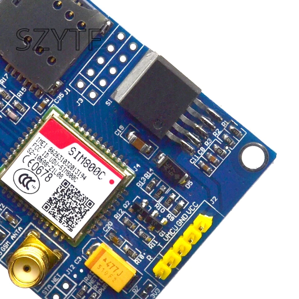 SIM800C макетная плата GSM модуль поддержка сообщения Bluetooth TTS DTMF Quad-band