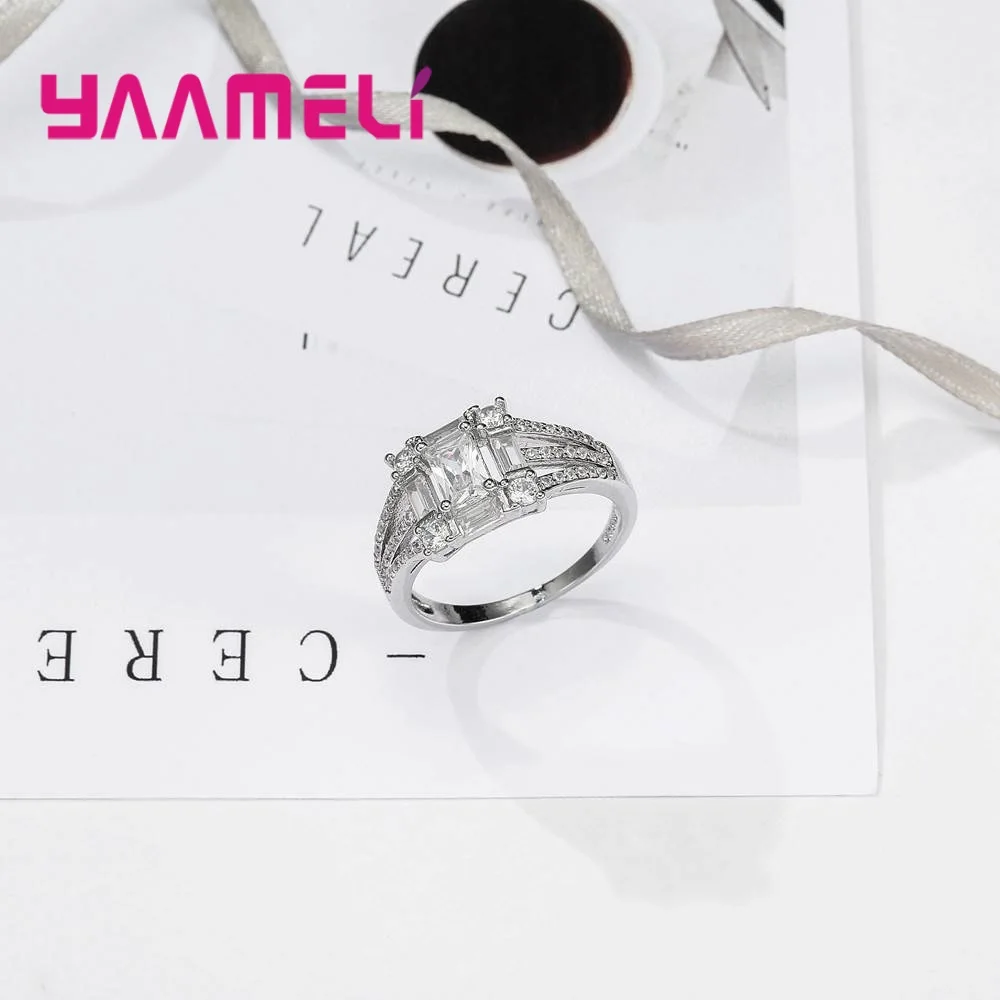 Высококачественное обручальное кольцо из серебра 925 пробы ювелирные изделия с