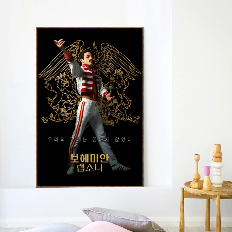 Queen Freddies богемная Рапсодия кино Холст Плакаты принты настенная живопись