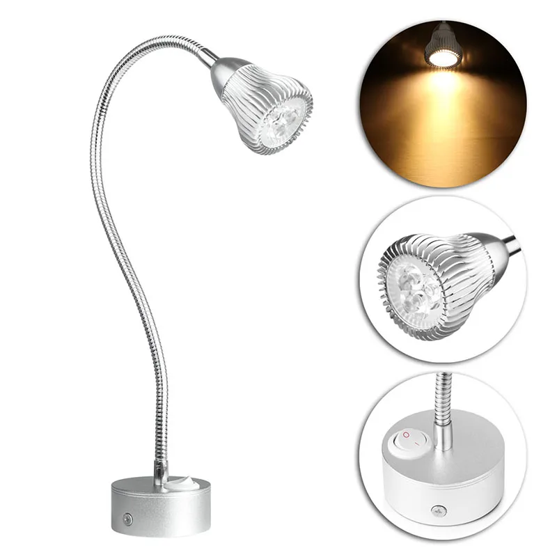 Светодиодная настольная лампа ночной Светильник для чтения книг светодиодные