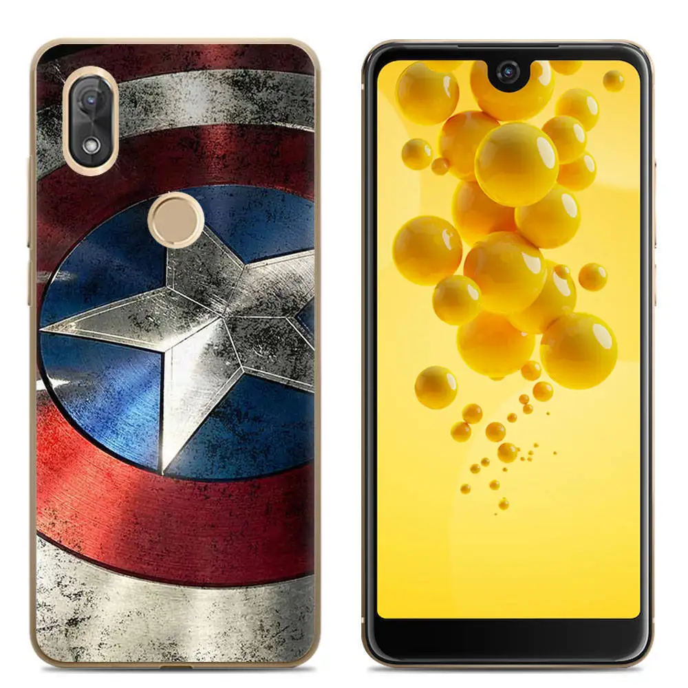 For Wiko View2 Pro Case Pudding Silicon Colorful Painted Cartoon Cover View 2 / Go /View Max Phone Capa L102 |