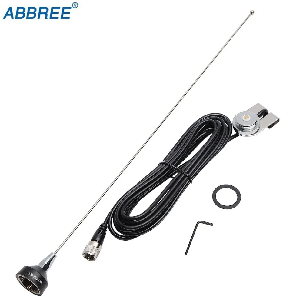 ABBREE NA 37 УКВ 136 174 МГц антенна NMO крепление RG 58U 5 м/16 4 фута коаксиальный кабель для