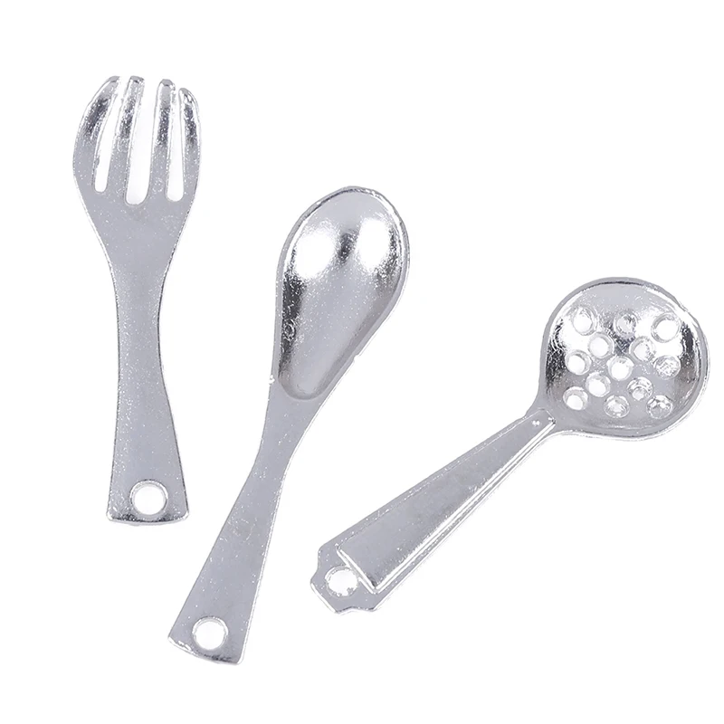 5 шт. в винтажном стиле миниатюрная посуда вилка ложка детские игрушки кукольный