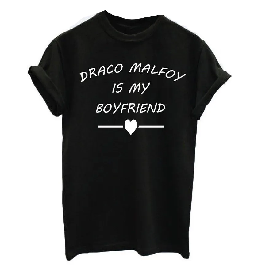 Женские топы DRACO MALFOY IS MY BOYFRIEND INSPIRED MAGIC модная футболка подарки