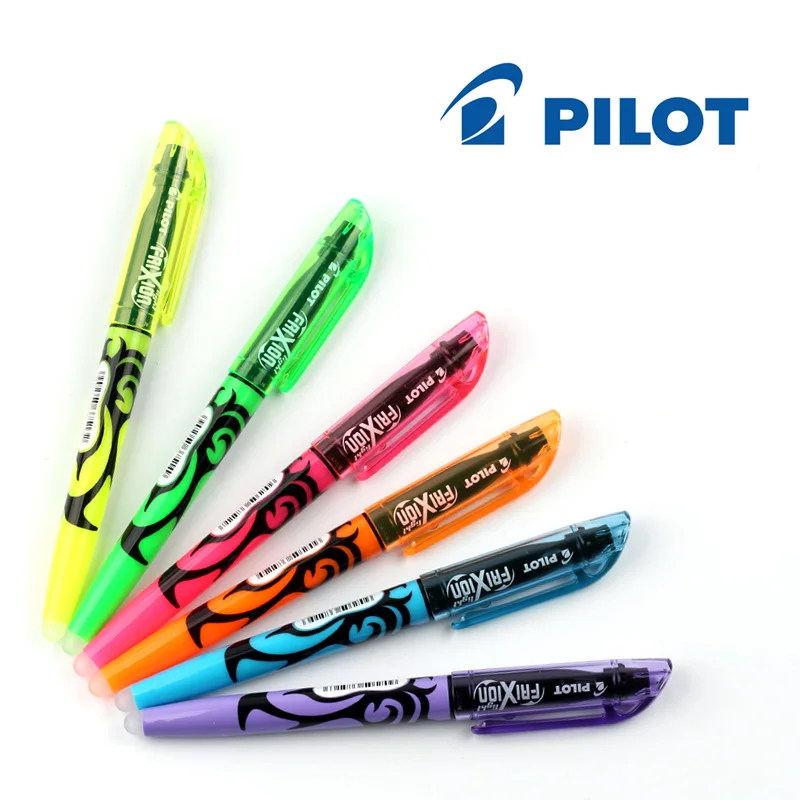 Япония пилот frixion 1 комплект 3/6 цвет стираемые флуоресцентный маркер ручка