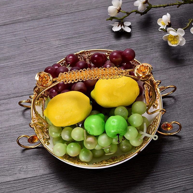 Европейский керамический контейнер для хранения фруктов и еды | Дом сад