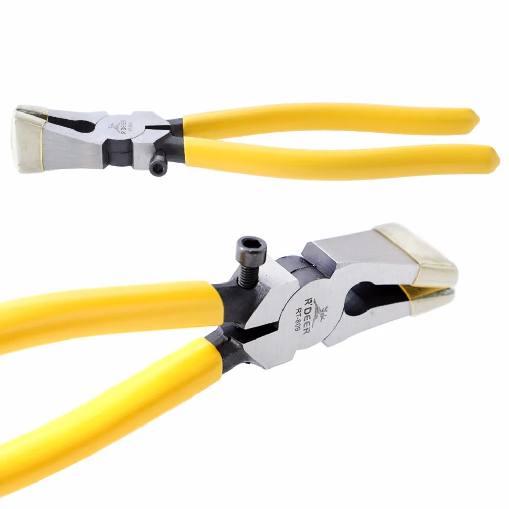 Плоскогубцы 8 ''/200 мм стеклянные плоскогубцы изогнутые губцы с регулируемым