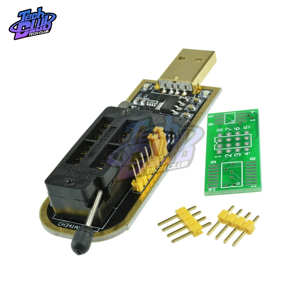 Программатор USB WCH341A серия 24 EEPROM Writer 25 плата флэш BIOS SPI модуль для TTL 5 3 В Драйвер