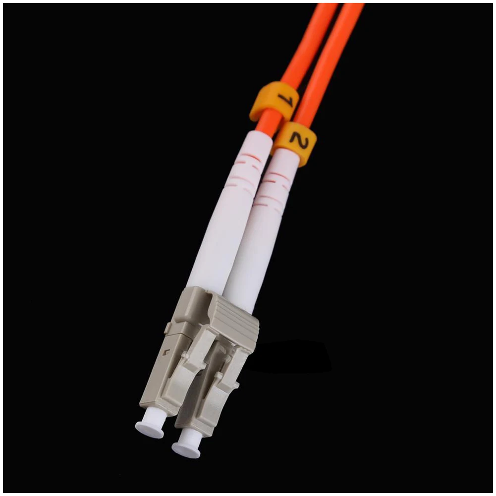 1M Jumper Cable Duplex Multimode LC-LC LC To Fiber Optic Optical Patch Cord |