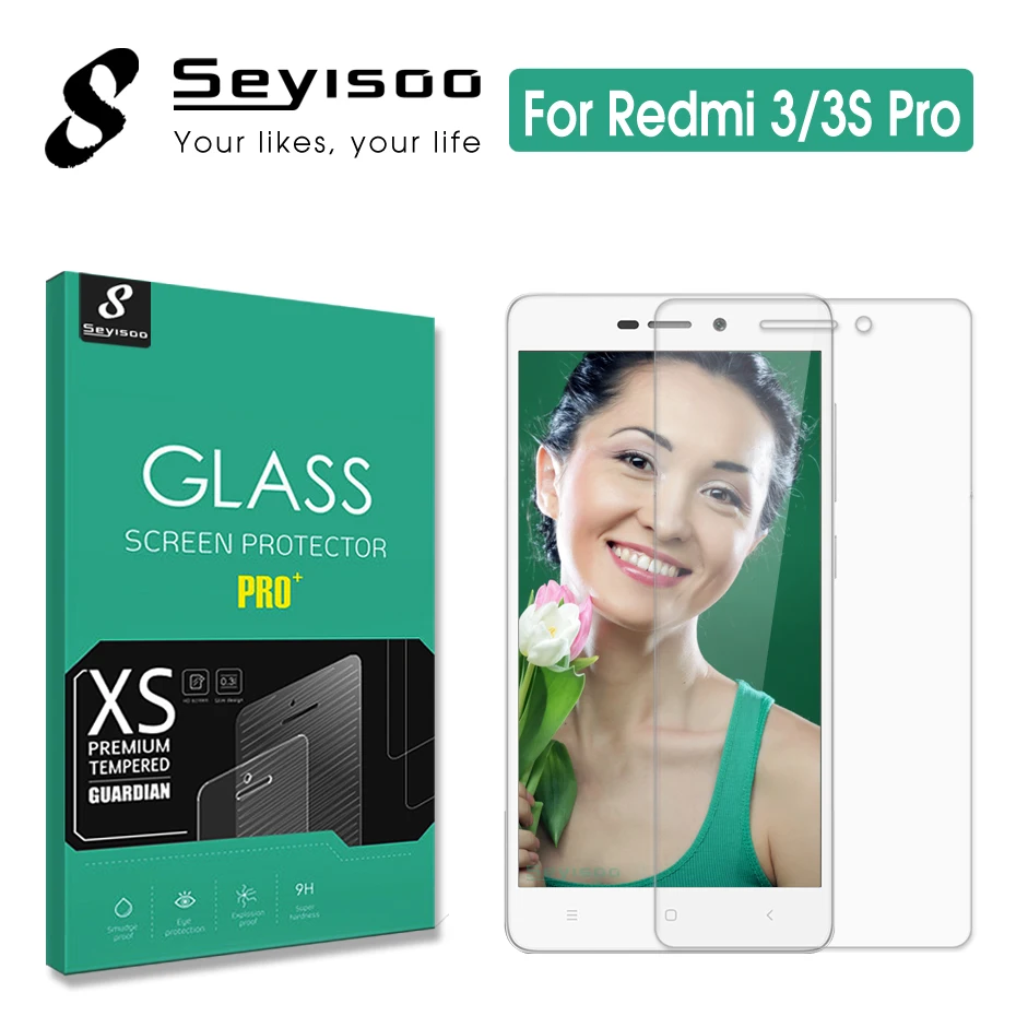 100% оригинальное высокочувствительное защитное закаленное стекло Seyisoo 2.5D для Xiaomi