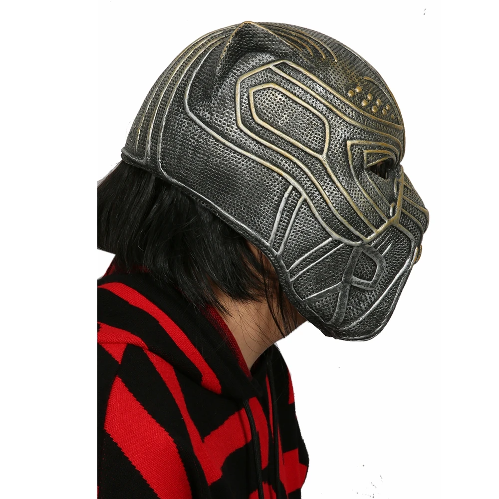 XCOSER Черная пантера Erik Killmonger маска фильм реквизит для косплея на Хэллоуин косплей