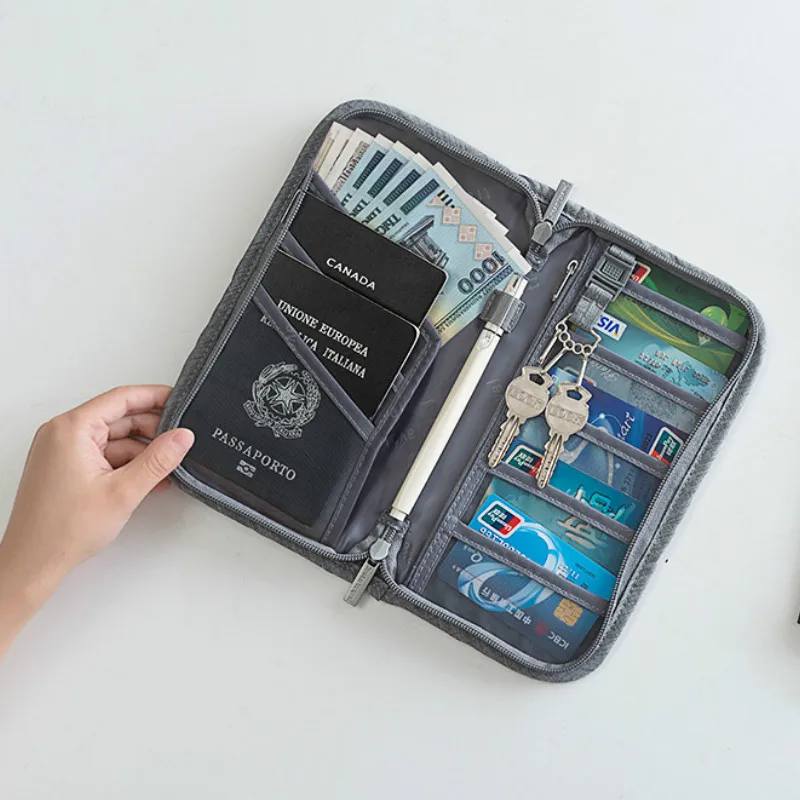 2018 путешествие в деловом стиле для паспорта Обложка чековой книжки унисекс