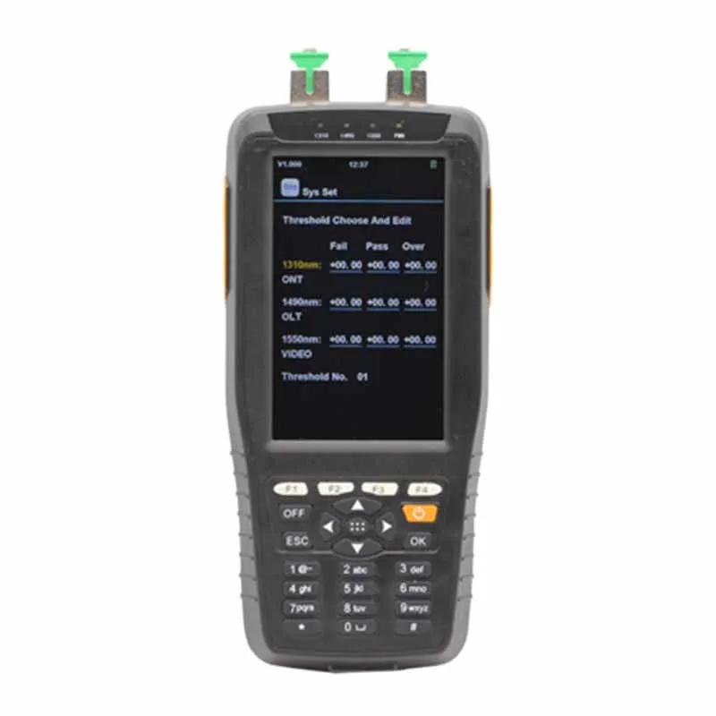 Black Ручной Измеритель оптической мощности TM70B с длиной волны 1310/1490/1550nm Pons измеритель мощности оптического волокна EU вилка - Цвет: Black