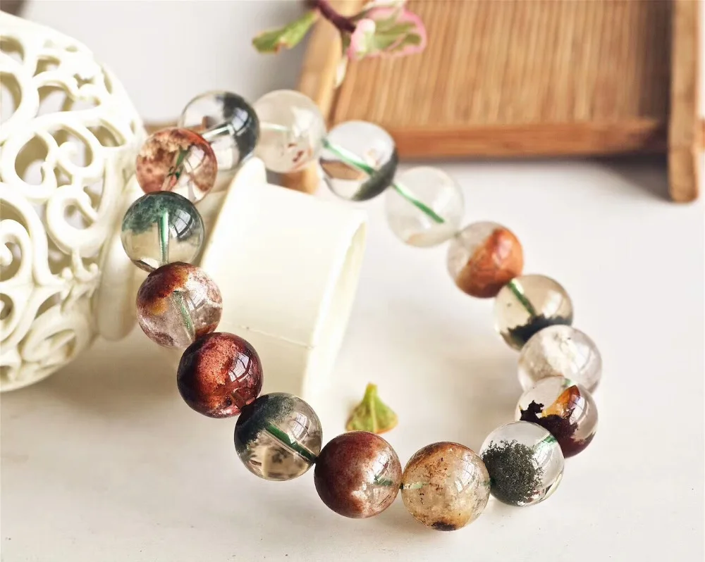 13 2 мм натуральные красочные кварцевые бриллиантовые браслеты Стрейчевые