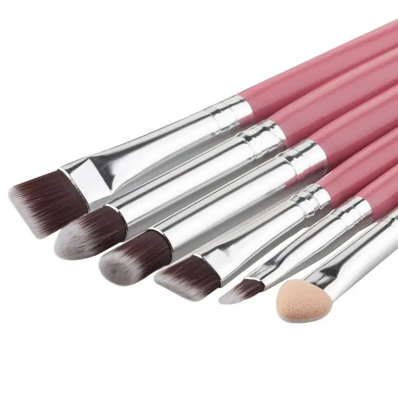 Горячие 6 шт Профессиональные кисти для макияжа Набор кистей мягкий