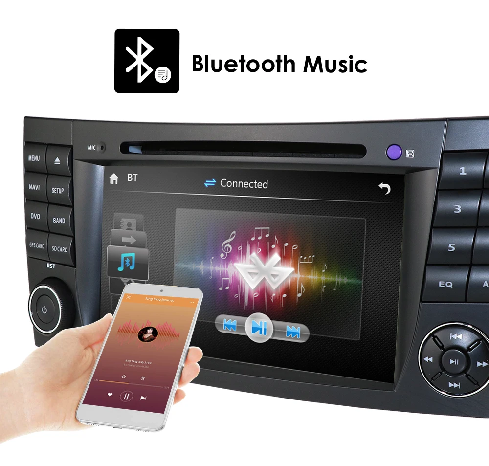 2 din car DVD player For Mercedes Benz E-class W211 E200 E220 E300 E350 E240 E270 E280 CLS CLASS W219 SWC RDS DVBT BT USB CD CAM