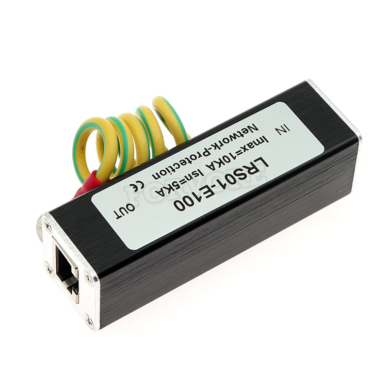 Lightning Arrester сетевой RJ45 устройство защиты от перенапряжения SPD для сети Ethernet 100 м |