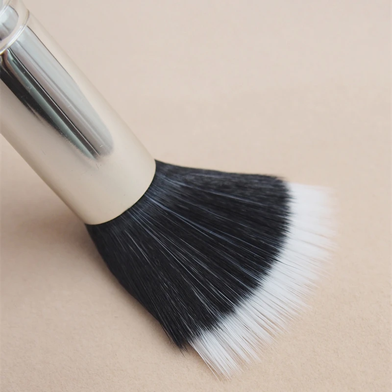 Щетка для румян #187 двухслойная мягкая Кисть макияжа компактная щетка