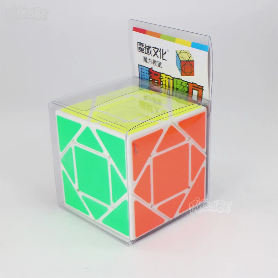Белый Кубик Moyu Pandora куб Stickerless Волшебные кубики 3x3x3 профессиональный Скорость головоломки странные Форма Развивающие игрушки для детей - Цвет: Белый