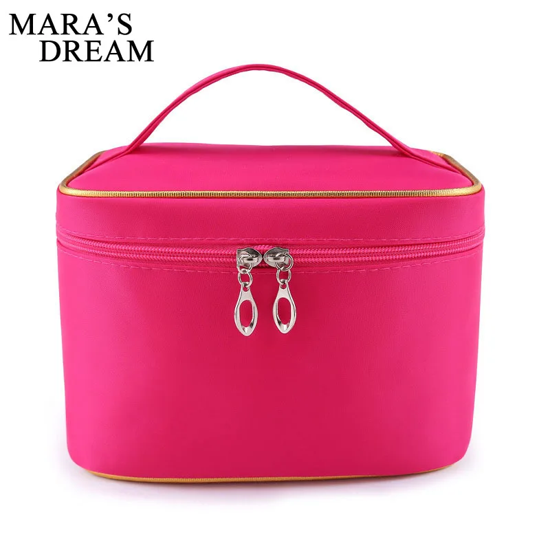 

Mara's Dream Women Cosmetic Cases new large capacity waterproof Oxford Women wash bag storage bag casual solid color Women bag